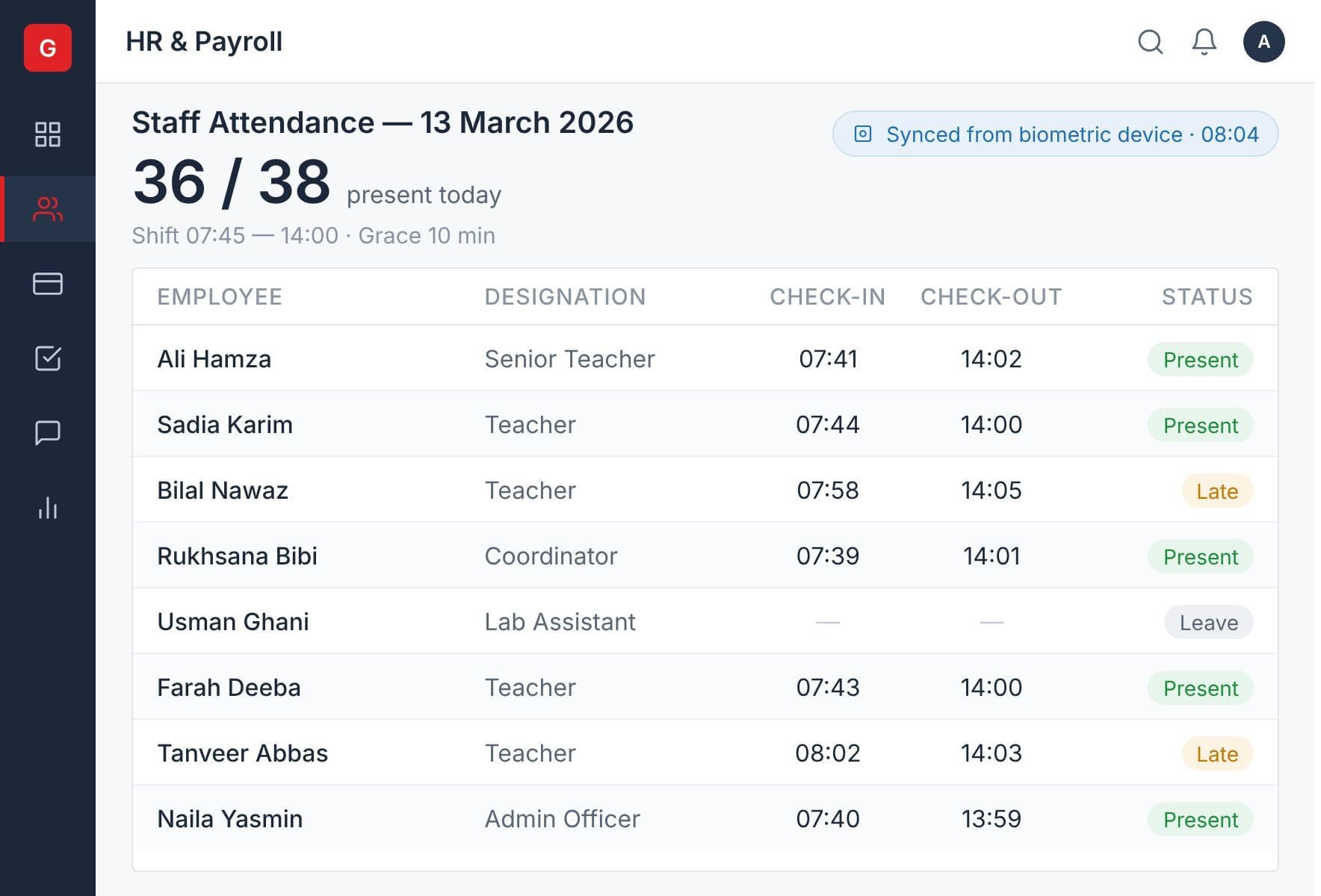 Staff-Attendance